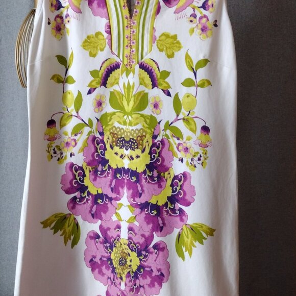 New York & Company Floral Sleeveless Dress – Size Small – 100% Cotton - Picture 4 of 6